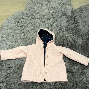 Baby girl reversible light jacket